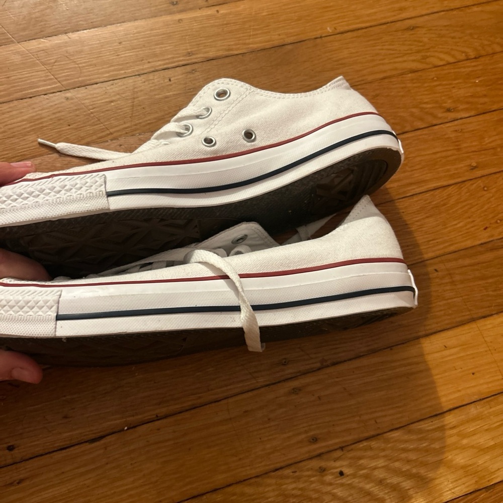 Converse Optical White Canvas Sneakers - Picture 4 of 7